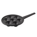 7 Holes Takoyaki Pan Cast Iron Pancake Bake Pan